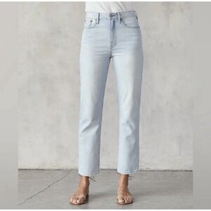 Light Wash High-Rise Strand Jeans